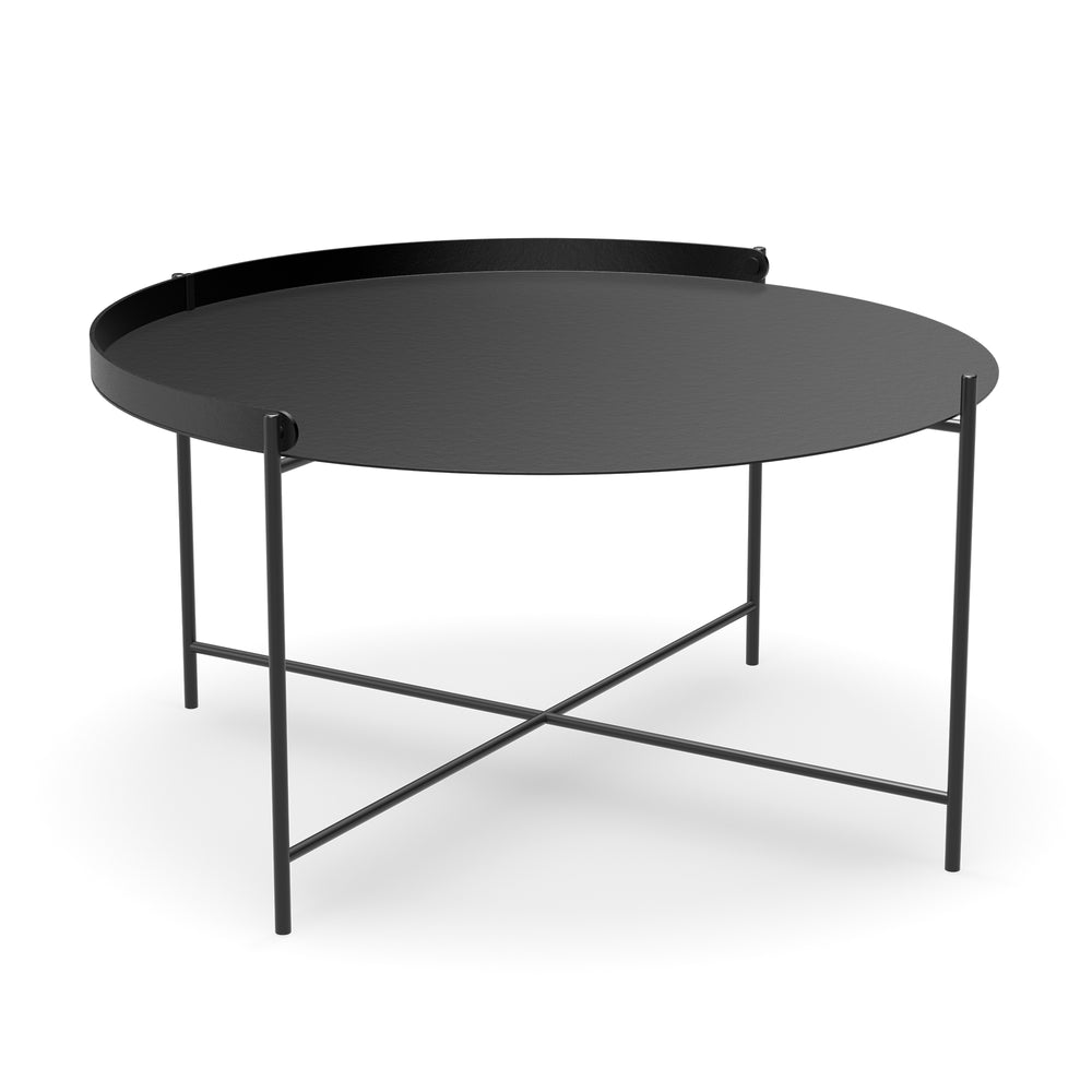 HOUE - EDGE Beistelltisch | Ø 76 cm / schwarz