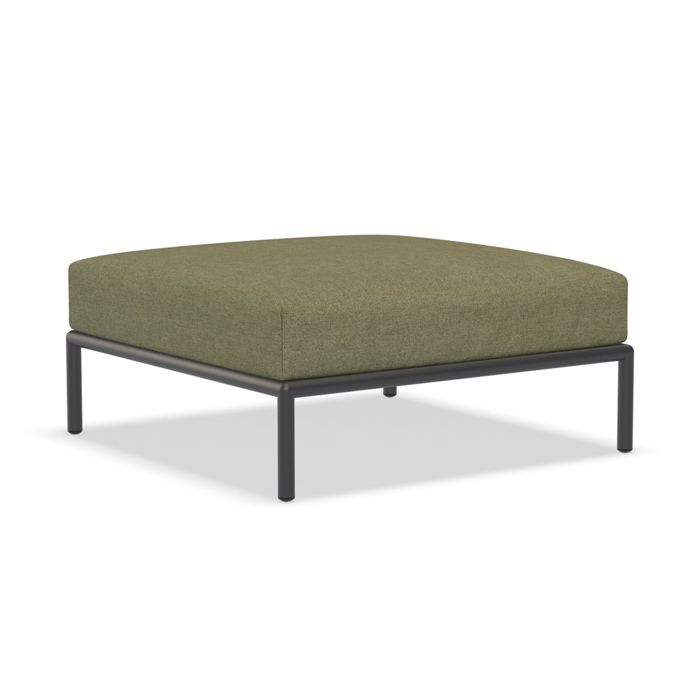 HOUE - Level 2 Ottoman | leaf / dark grey