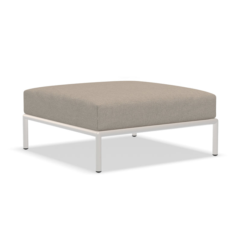 HOUE - Level 2 Ottoman | ash / muted white