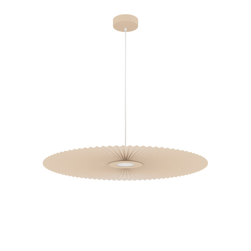 Hartô - Carmen LED-Pendelleuchte | M / Ø 90 cm / golden sand