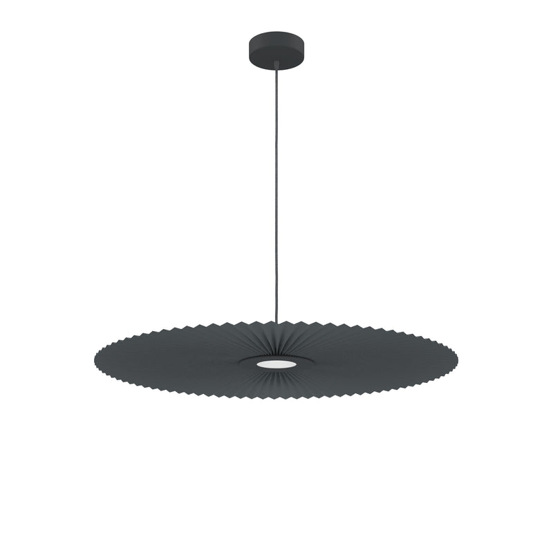 Hartô - Carmen LED-Pendelleuchte | M / Ø 90 cm / slate grey