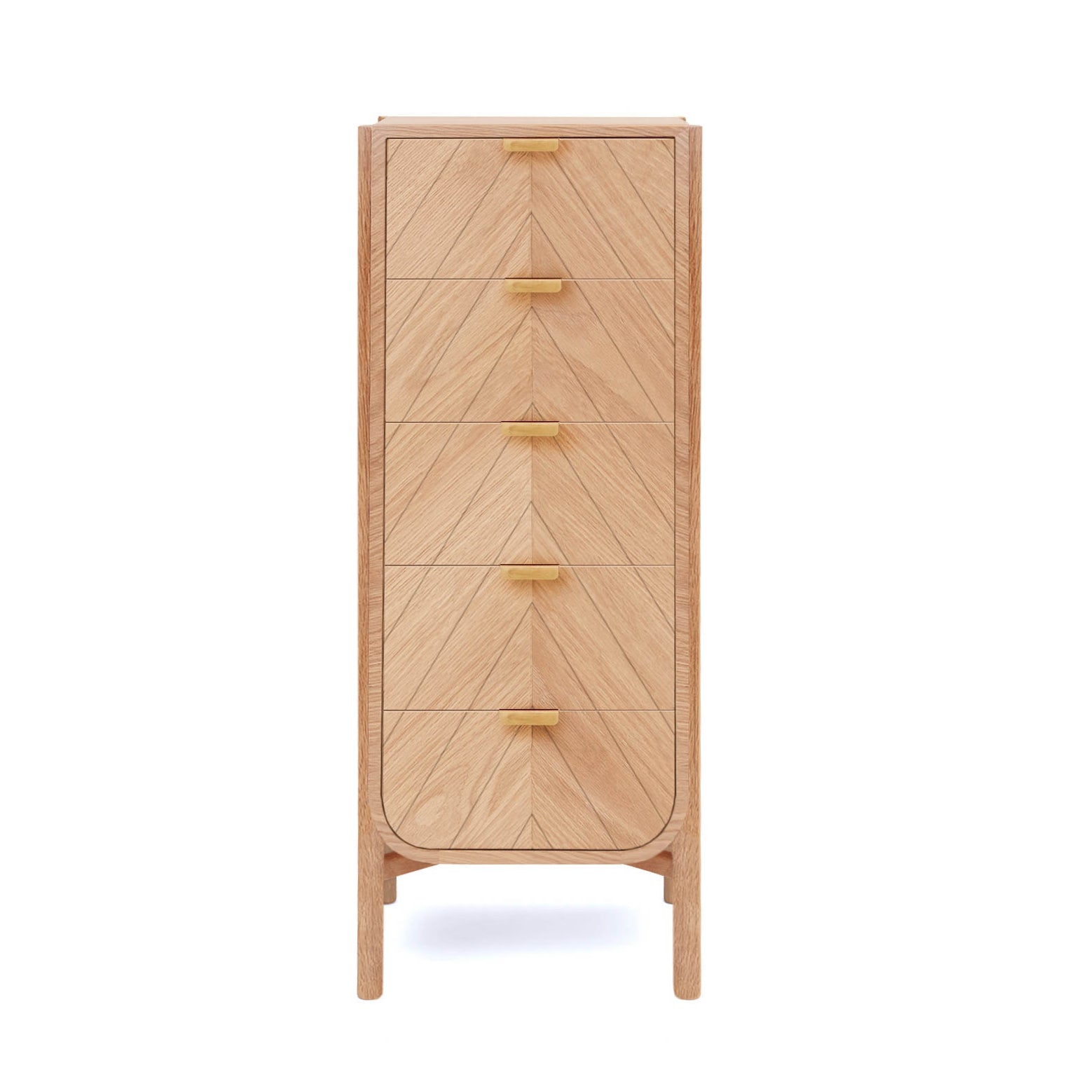 Hartô - Marius Schubladen-Kommode H 140 cm | Eiche