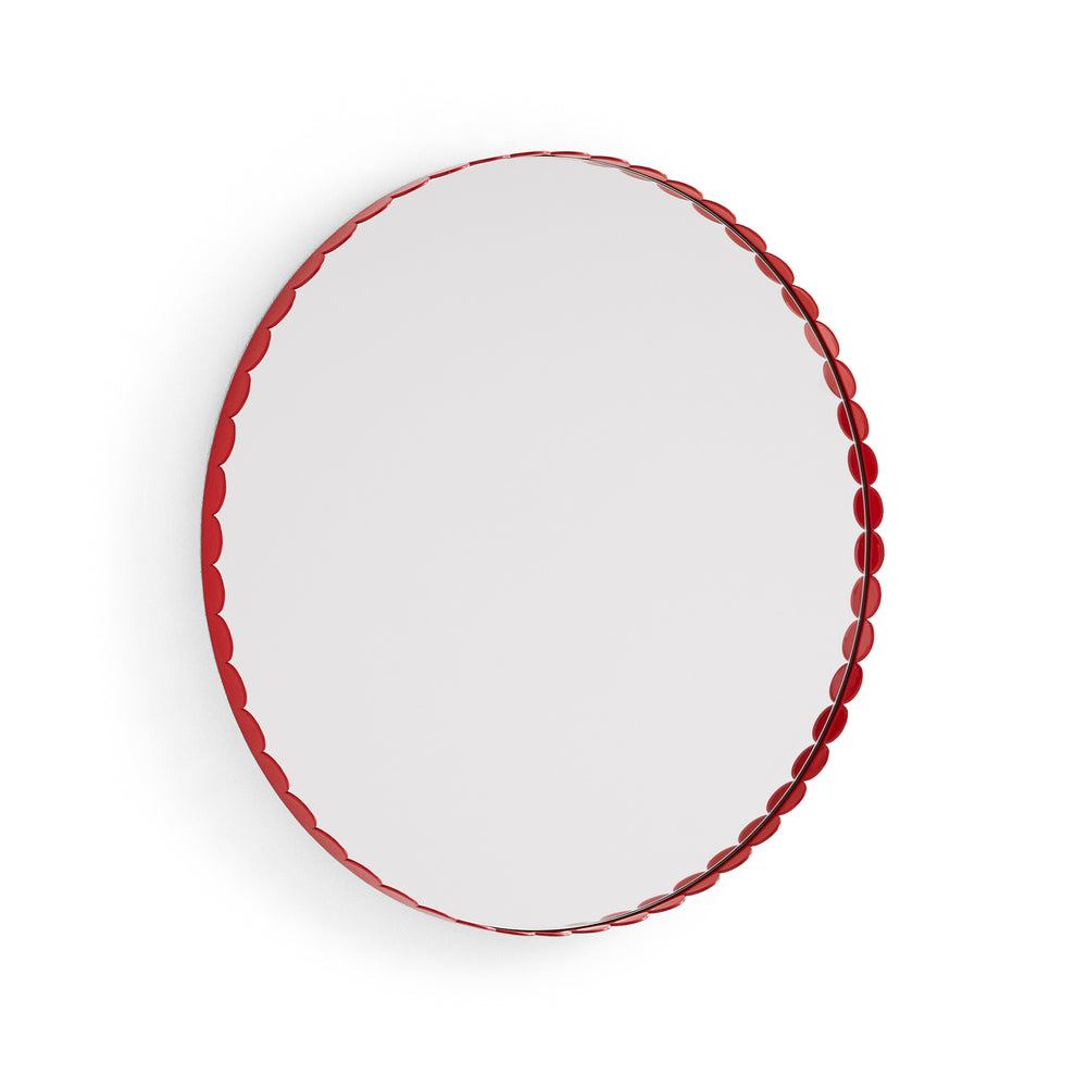 HAY - Arcs Spiegel | rund / Ø 60 cm / rot