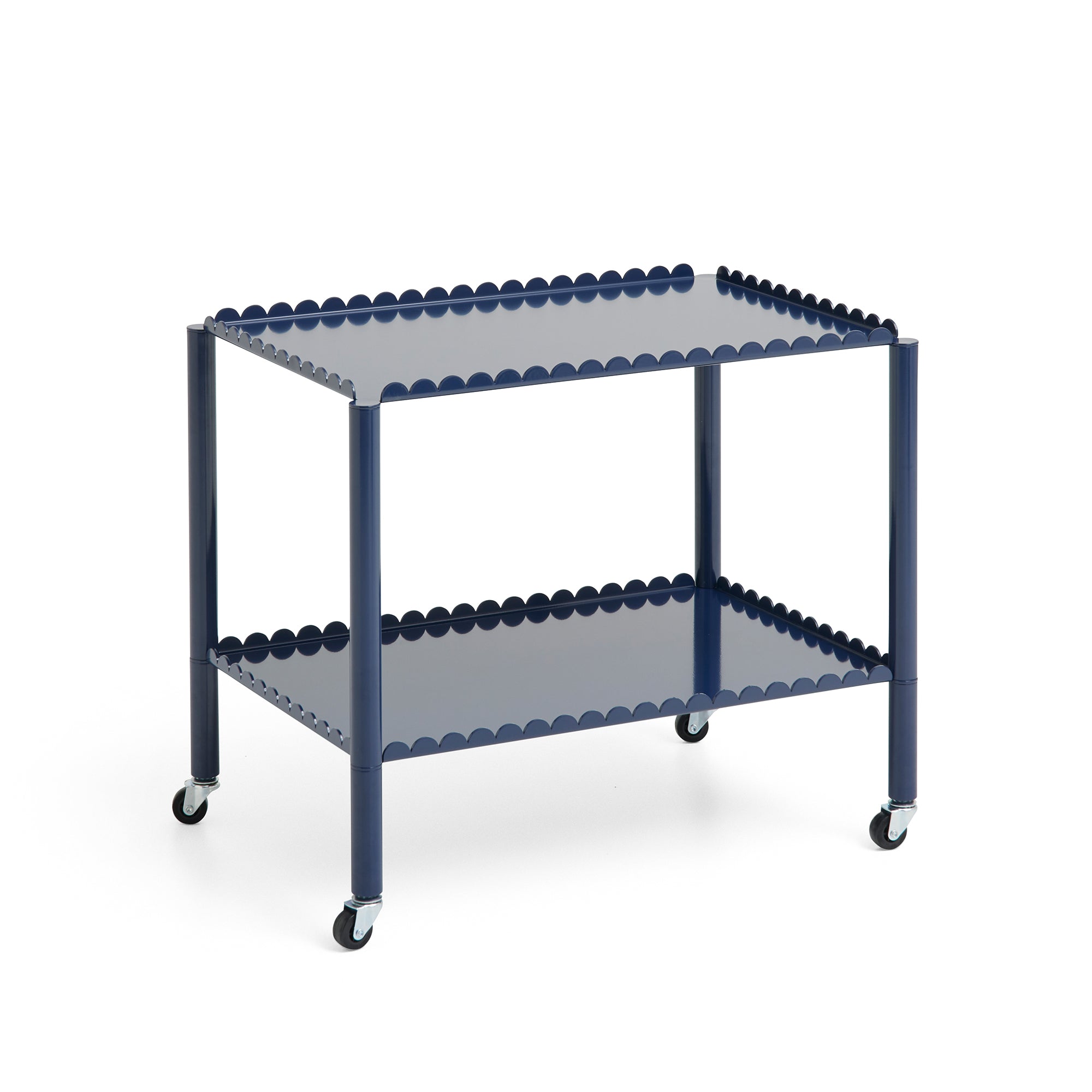 HAY - Arcs Trolley | niedrig / steel blue