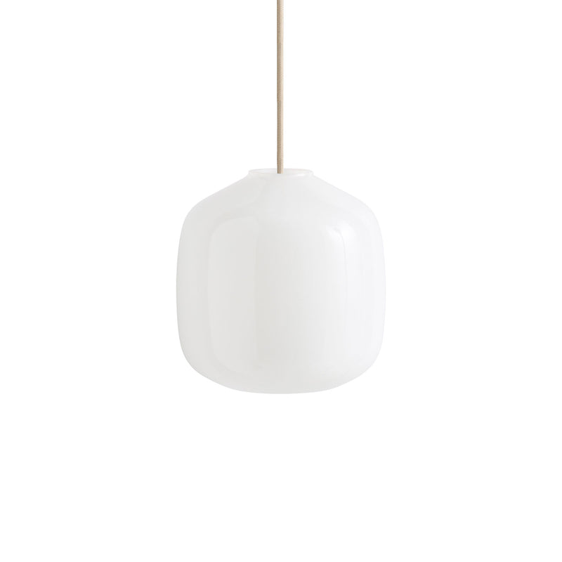 HAY - Buoy Glass Pendelleuchte | Ø 20 cm / beton grey