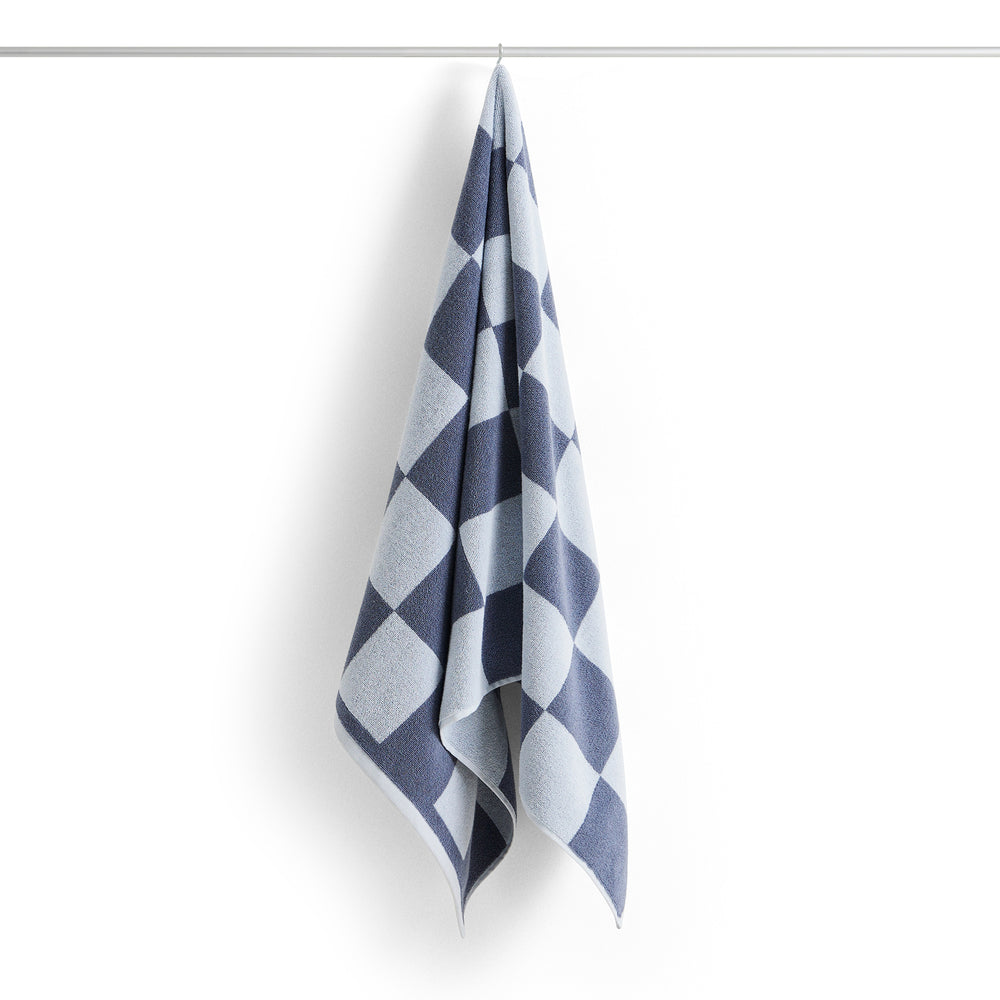 HAY - Check Badetuch | steel blue