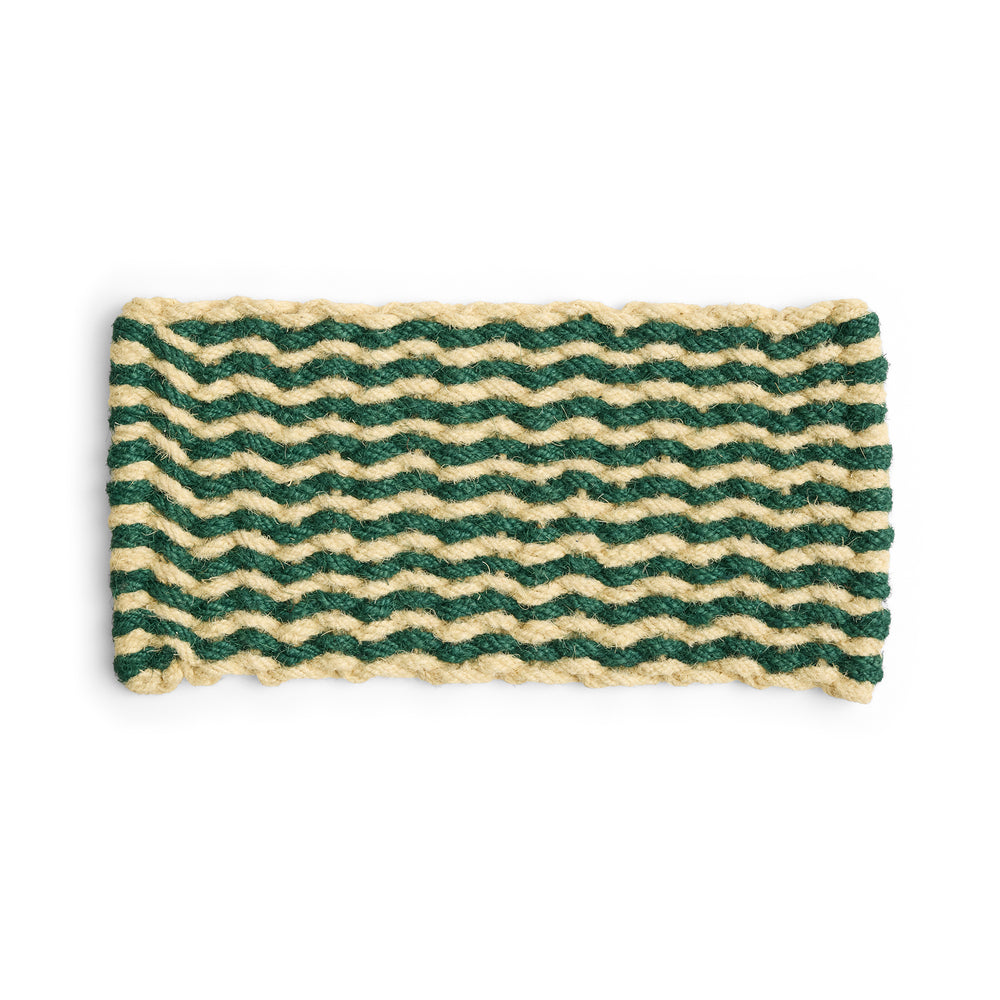 HAY - Coco Fußmatte | dark green and white