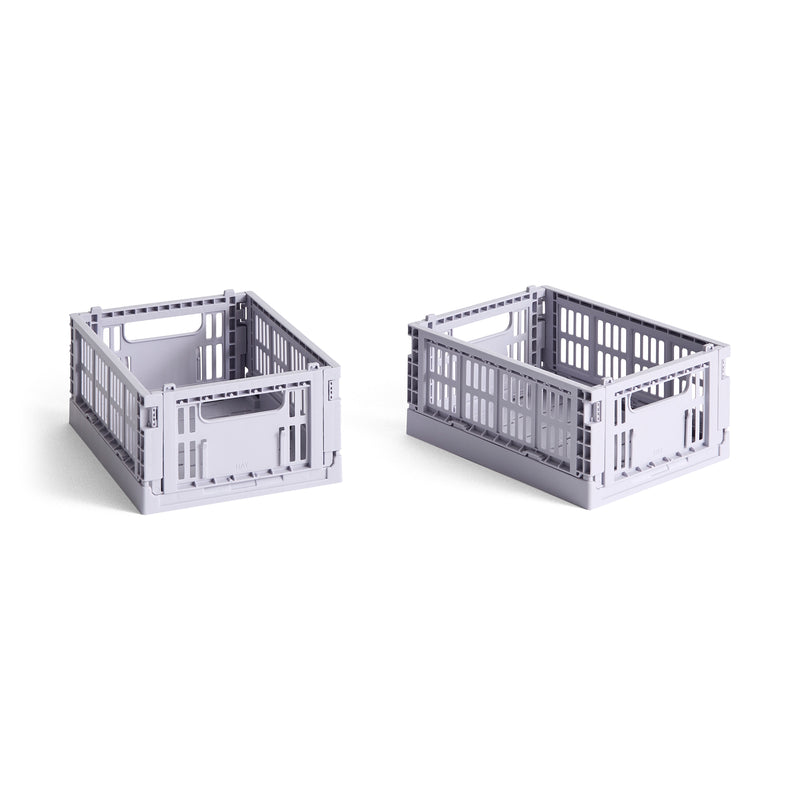 HAY - Colour Crate Korb Mini recycled | lavender