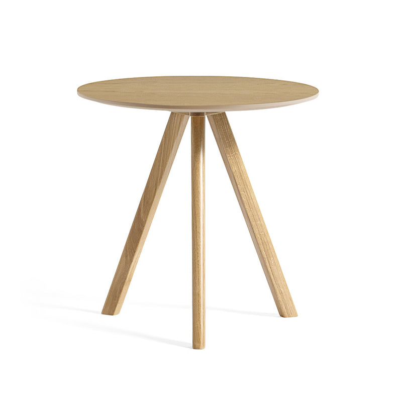 HAY - Copenhague CPH20 Bistrotisch | Ø 50 cm / natur / Eiche lackiert
