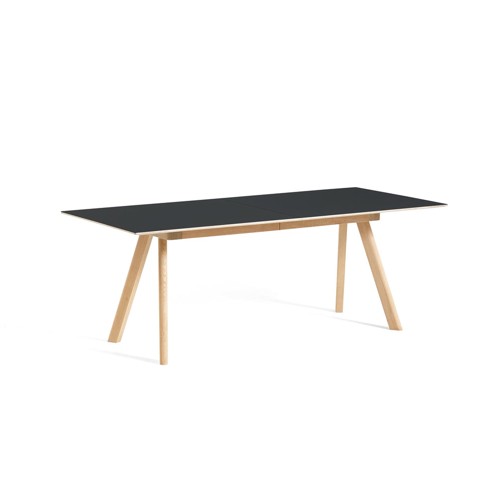 HAY - Copenhague CPH30 Esstisch (ausziehbar) | 160/310 x 80 cm / schwarz / Eiche matt lackiert