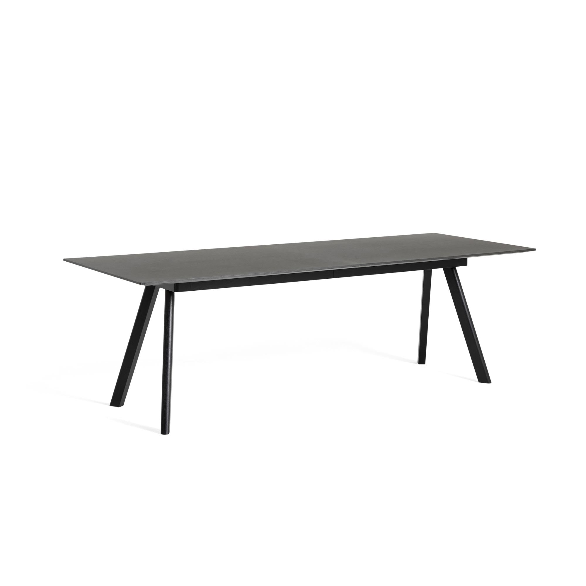 HAY - Copenhague CPH30 Esstisch (ausziehbar) | 160/310 x 80 cm / schwarz / Eiche schwarz gebeizt