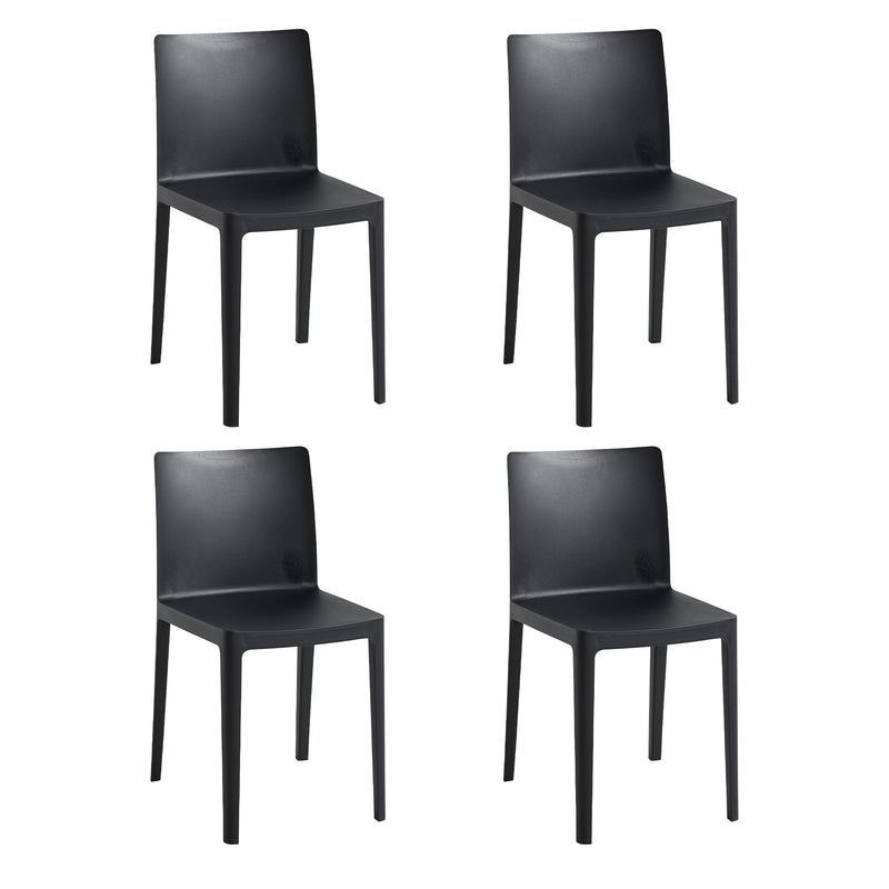 HAY - Élémentaire Chair Set | 4er-Set / anthrazit