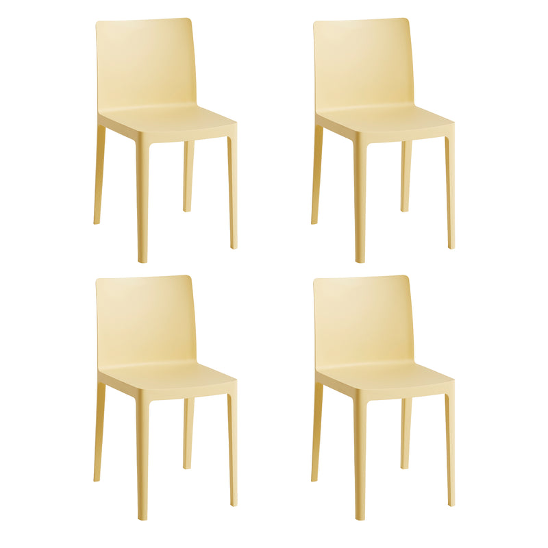 HAY - Élémentaire Chair Set | 4er-Set / hellgelb