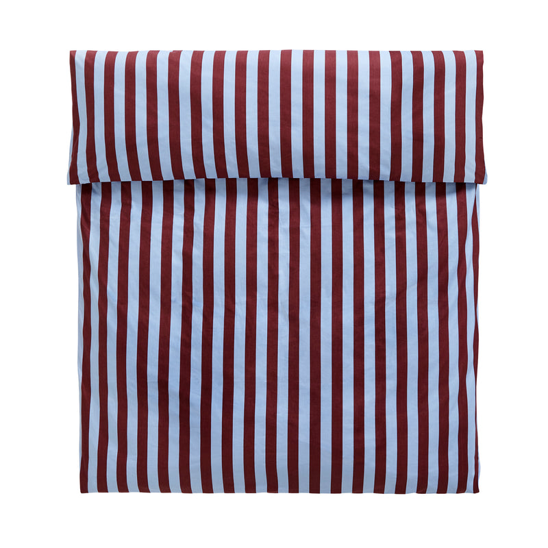 HAY - Été Bettbezug | 135 x 200 cm / bordeaux/sky blue, 150 x 210 cm / bordeaux/sky blue, 155 x 220 cm / bordeaux/sky blue, 160 x 210 cm / bordeaux/sky blue, 200 x 200 cm / bordeaux/sky blue