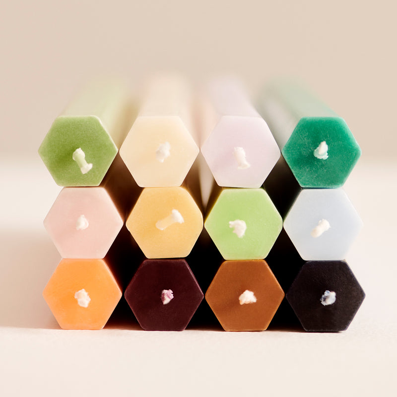 HAY - Hexagon Stabkerzen