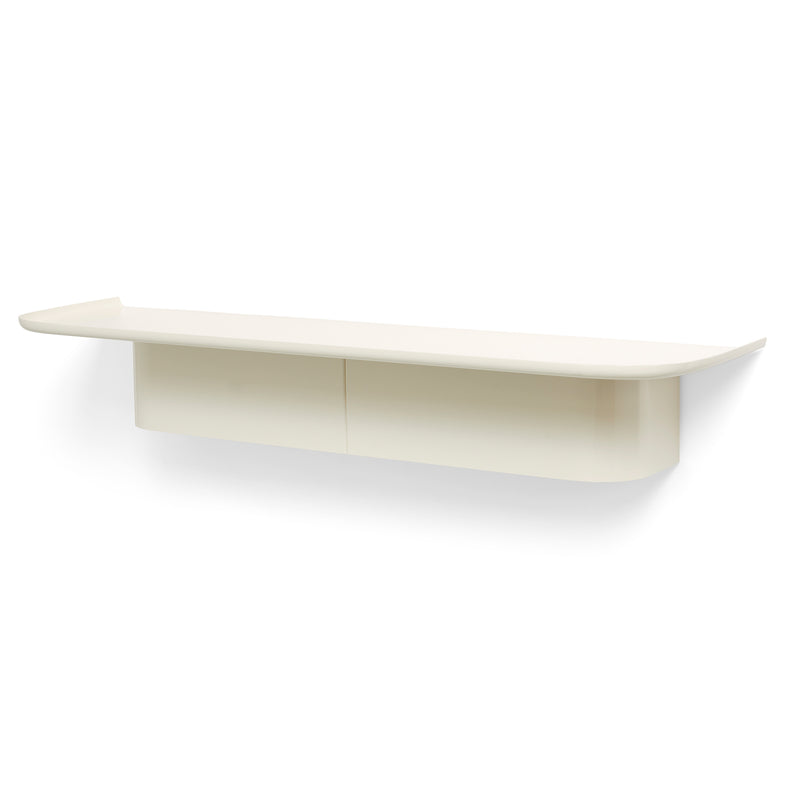 HAY - Korpus Wandregal mit Kleiderhaken | L / cream