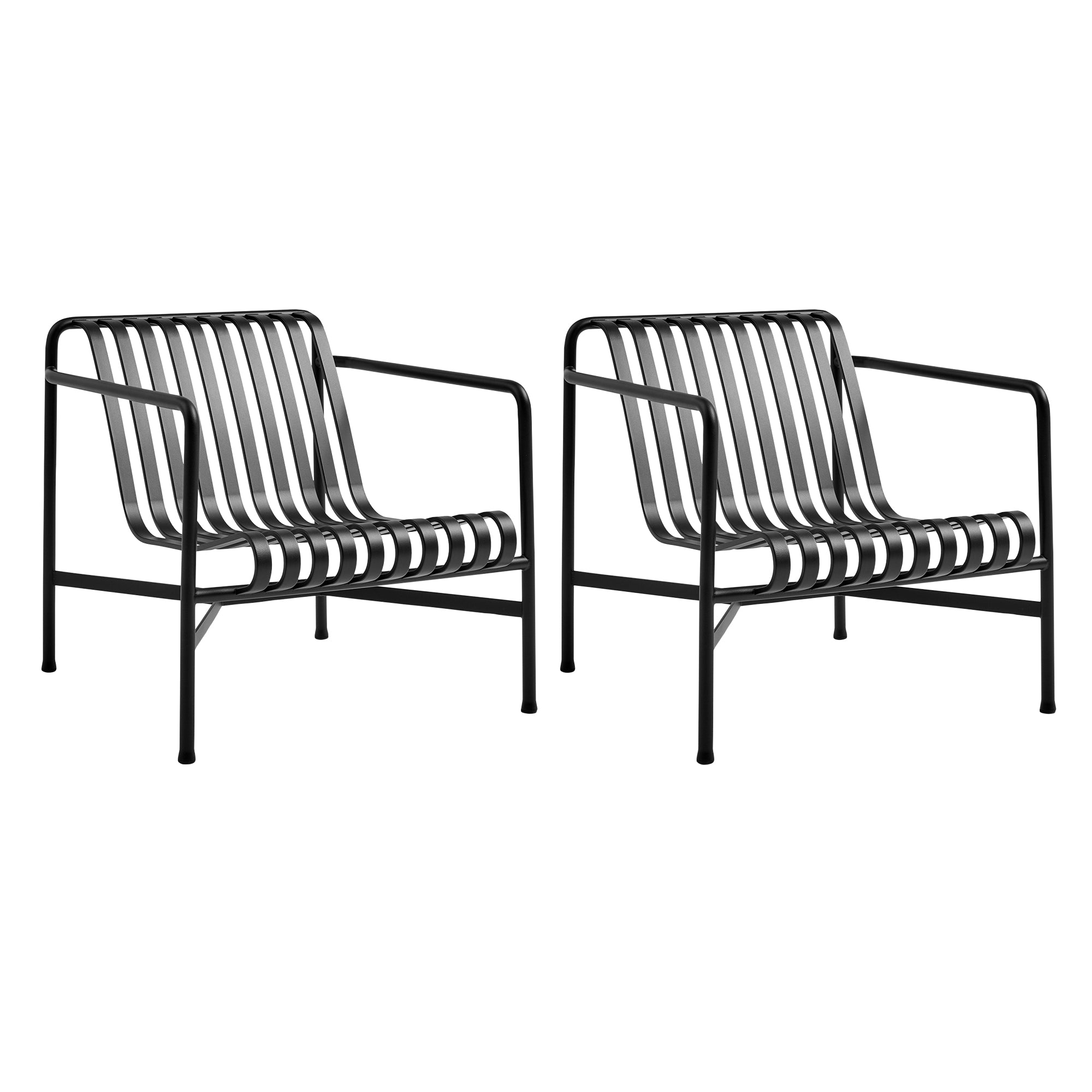 HAY - Palissade Lounge Chair Low Set | anthrazit