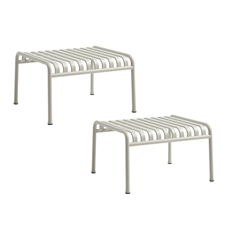 HAY - Palissade Ottoman (2er-Set) | hellgrau