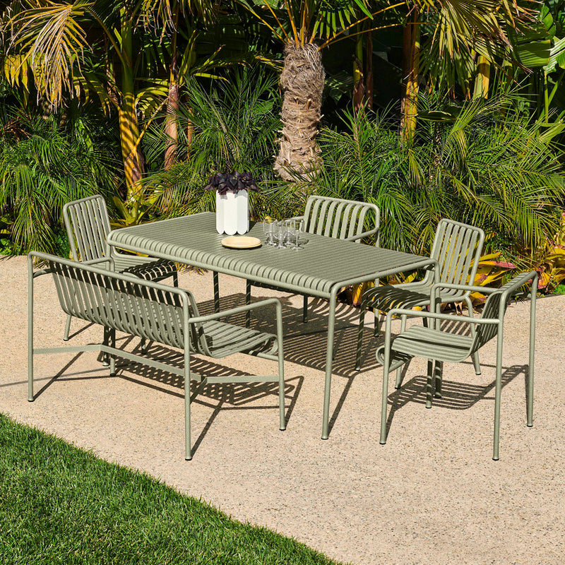HAY - Palissade Tisch 170 x 90 cm + 4x Chair