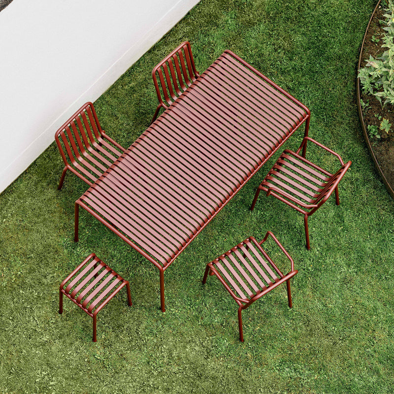 HAY - Palissade Tisch 170 x 90 cm + 4x Chair