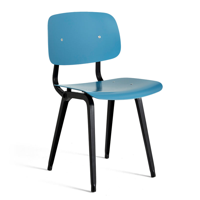 HAY - Revolt Chair | schwarz/azurblau