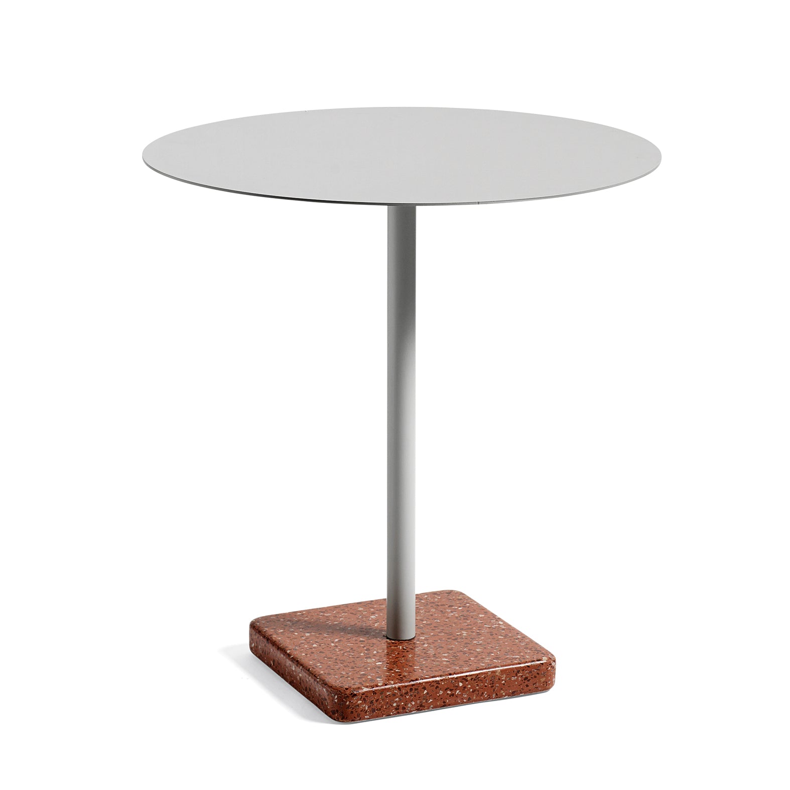 HAY - Terrazzo Tisch (rund) | hellgrau