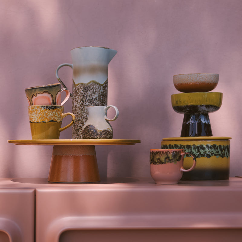 HKliving - 70's Americano Tassen 4er-Set
