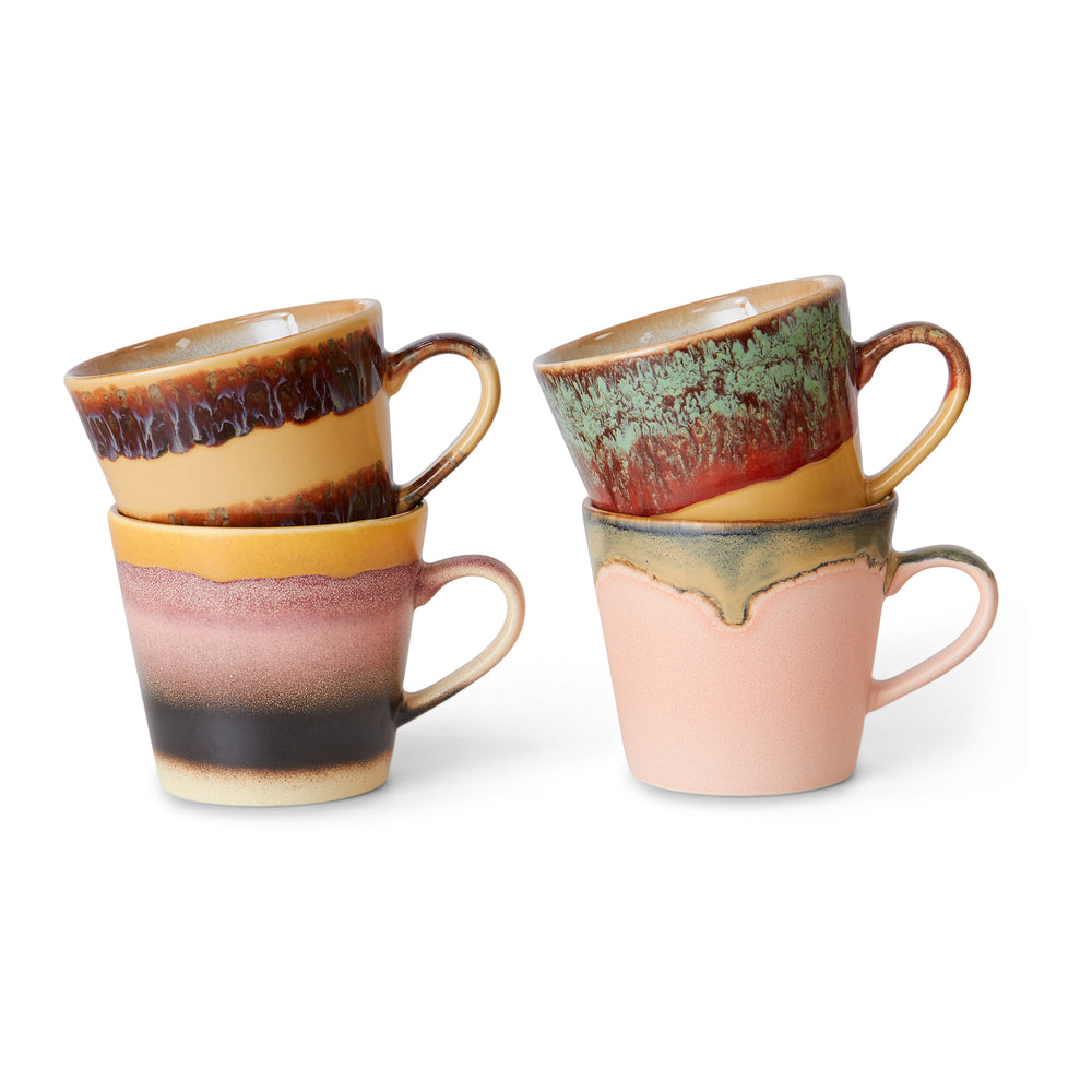 HKliving - 70's Cappuccino Tassen | vista