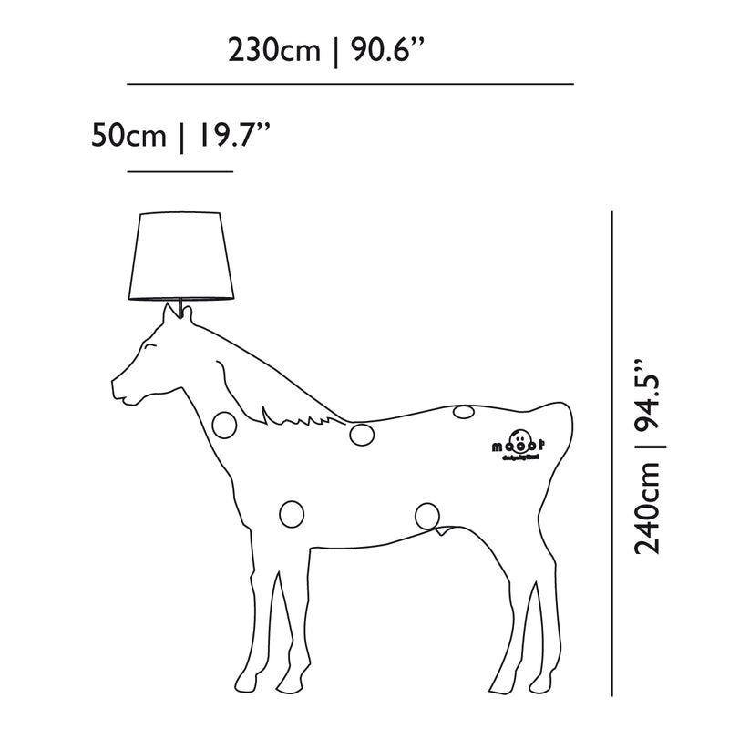Moooi - Horse Lamp