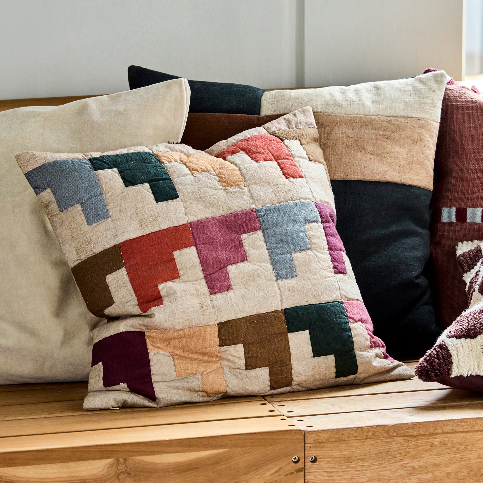 House Doctor - Block Kissenbezug | 