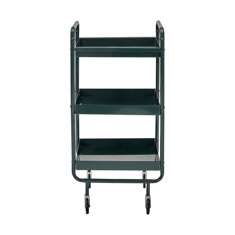 House Doctor - Servierwagen Roll | B 42 cm / dunkelgrün