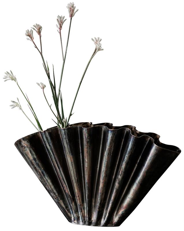 House Doctor - Flood Vase | 53,4 x H 30 cm / antikbraun