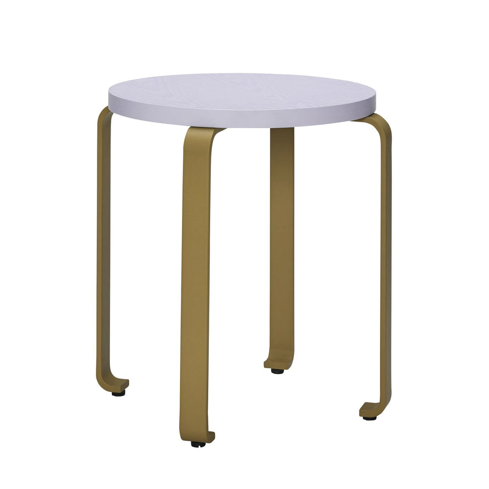 Hübsch Interior - Smile Hocker | hellblau/khaki