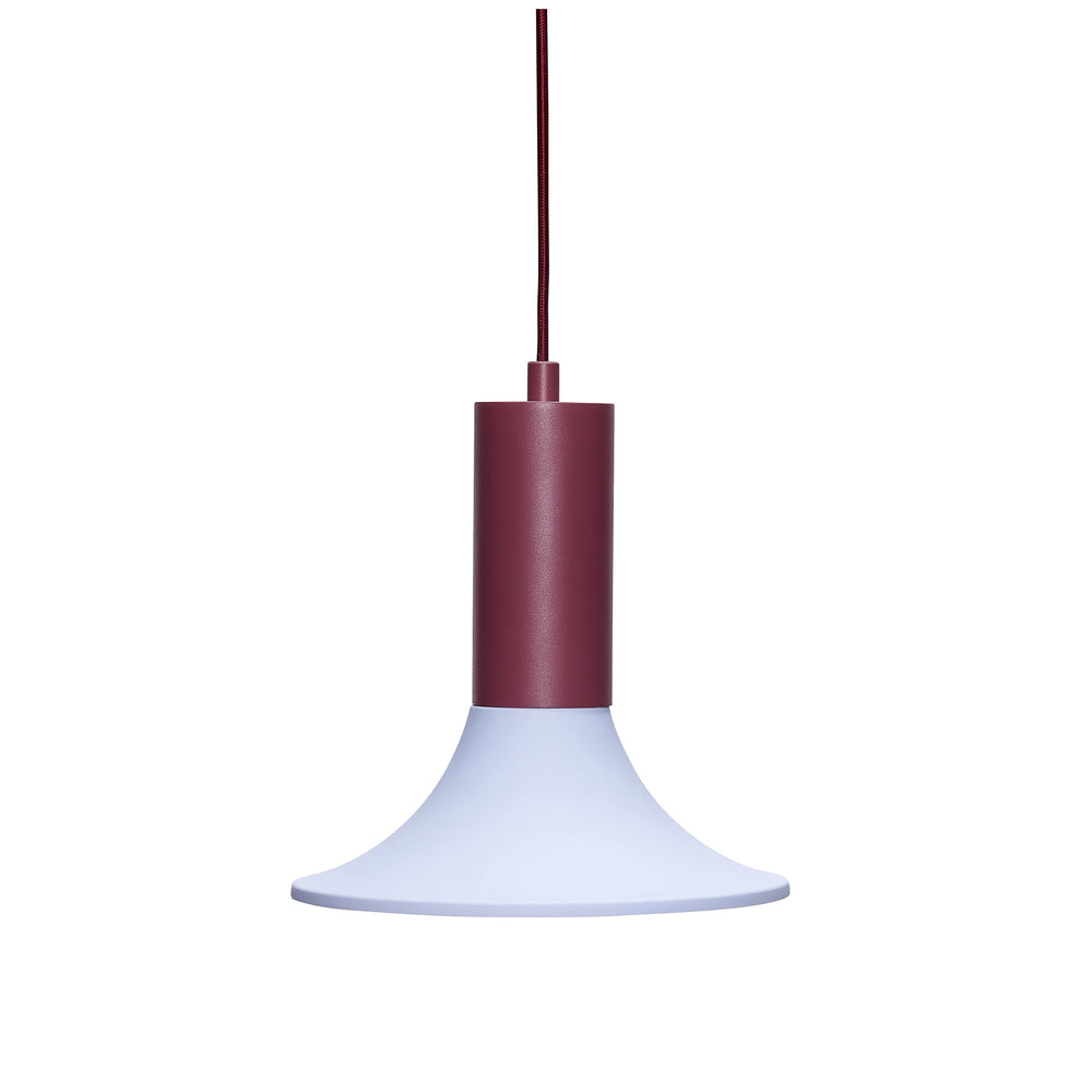 Hübsch Interior - Luminary Pendelleuchte | burgundy/blau