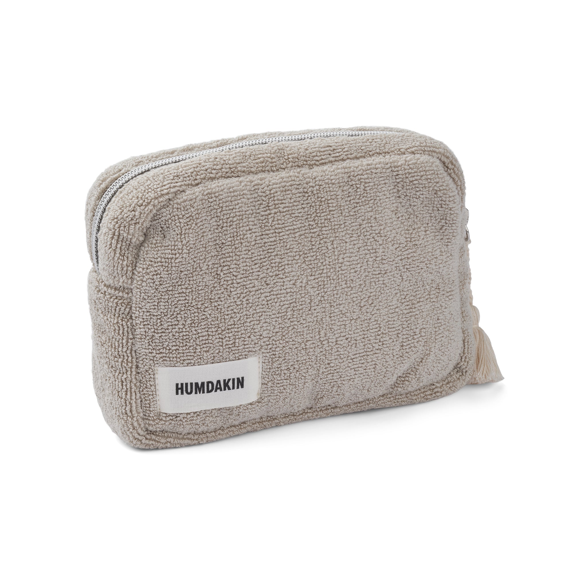 Humdakin - Kosmetiktasche aus Frottee | light stone