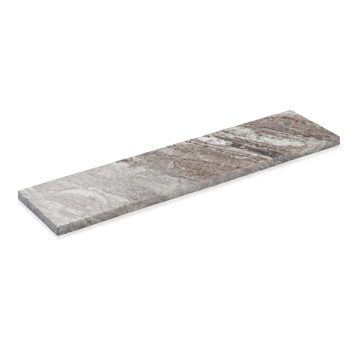 Humdakin - Marmor Servierbrett rechteckig | 55 x 14 cm / braun