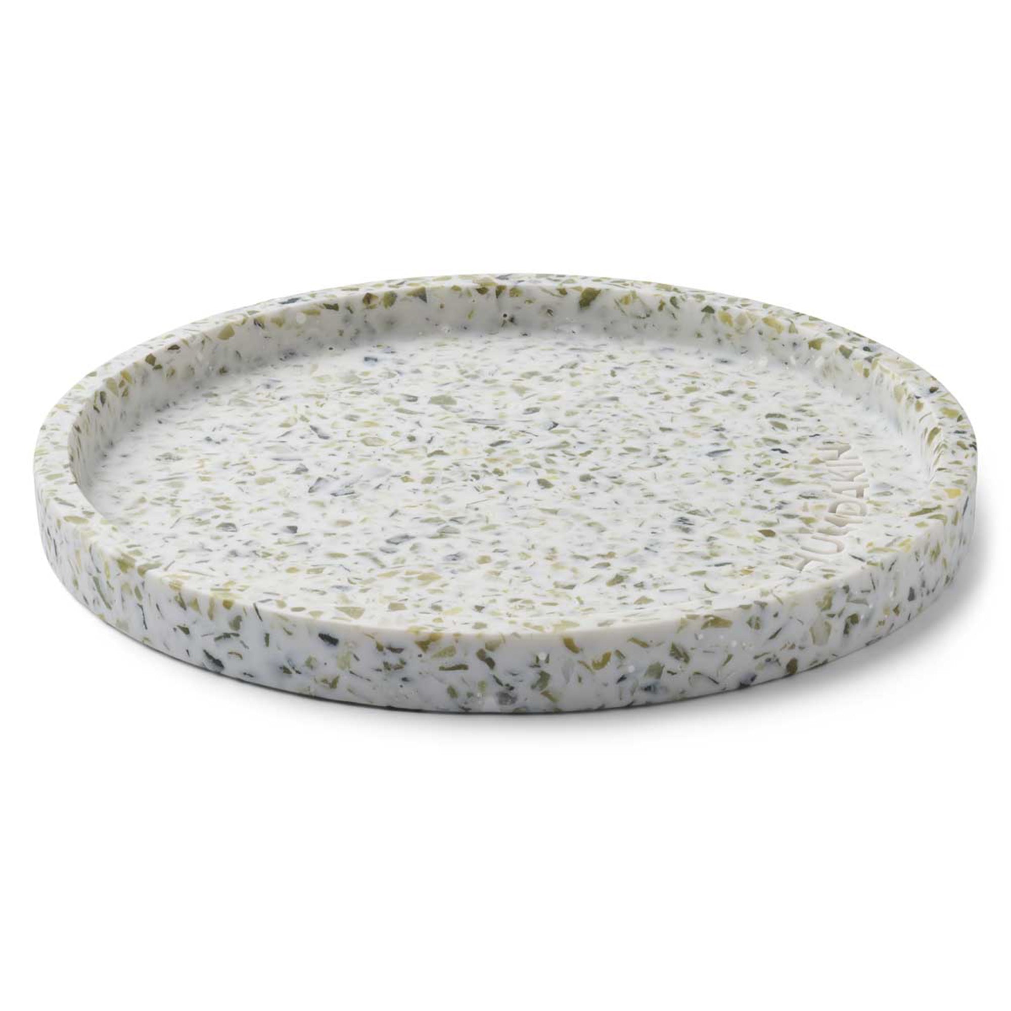 Humdakin - Terrazzo Tablett | Ø 20 cm / grün