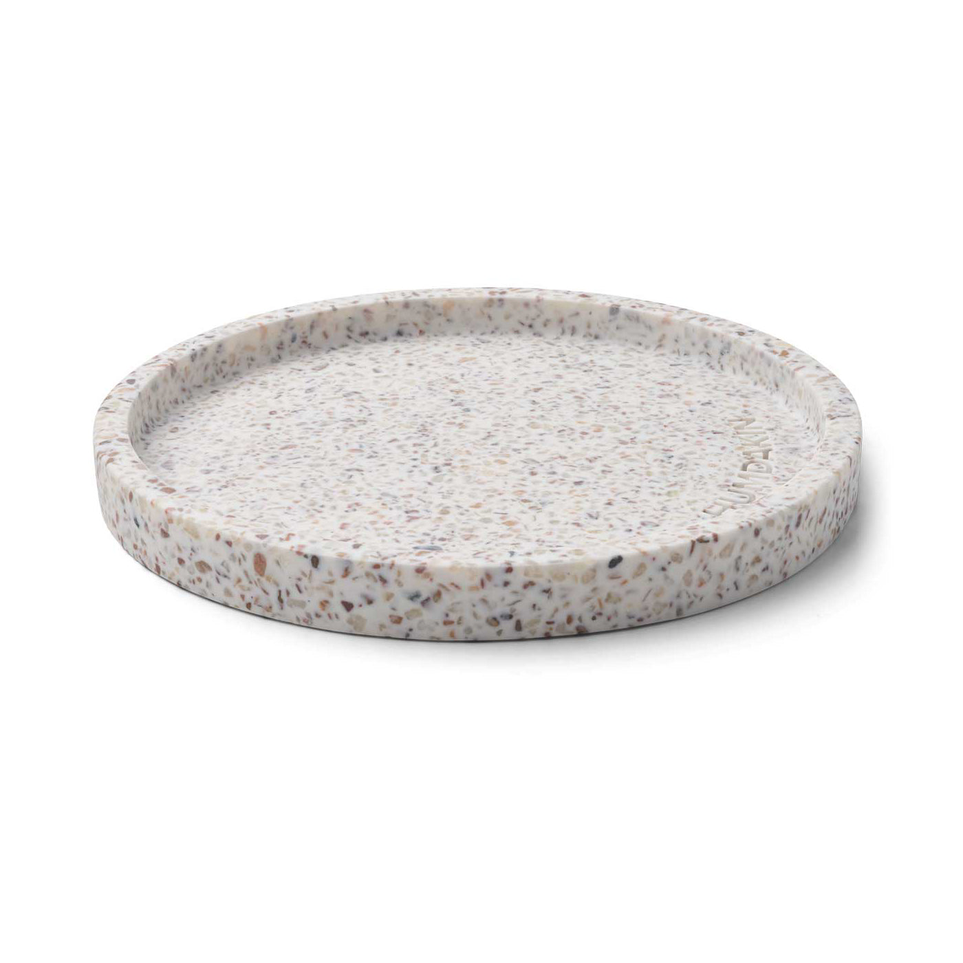 Humdakin - Terrazzo Tablett | Ø 20 cm / natur