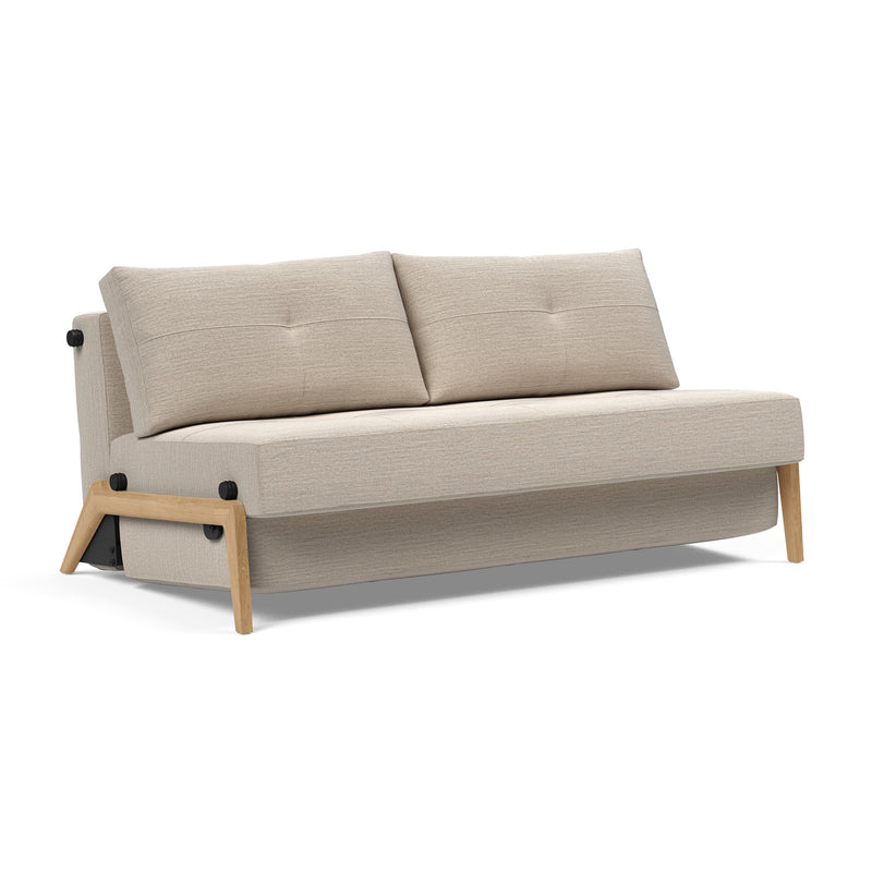 Innovation Living - Cubed 160 Schlafsofa | Innovation Living Blida (612 Blida) sand / Eiche