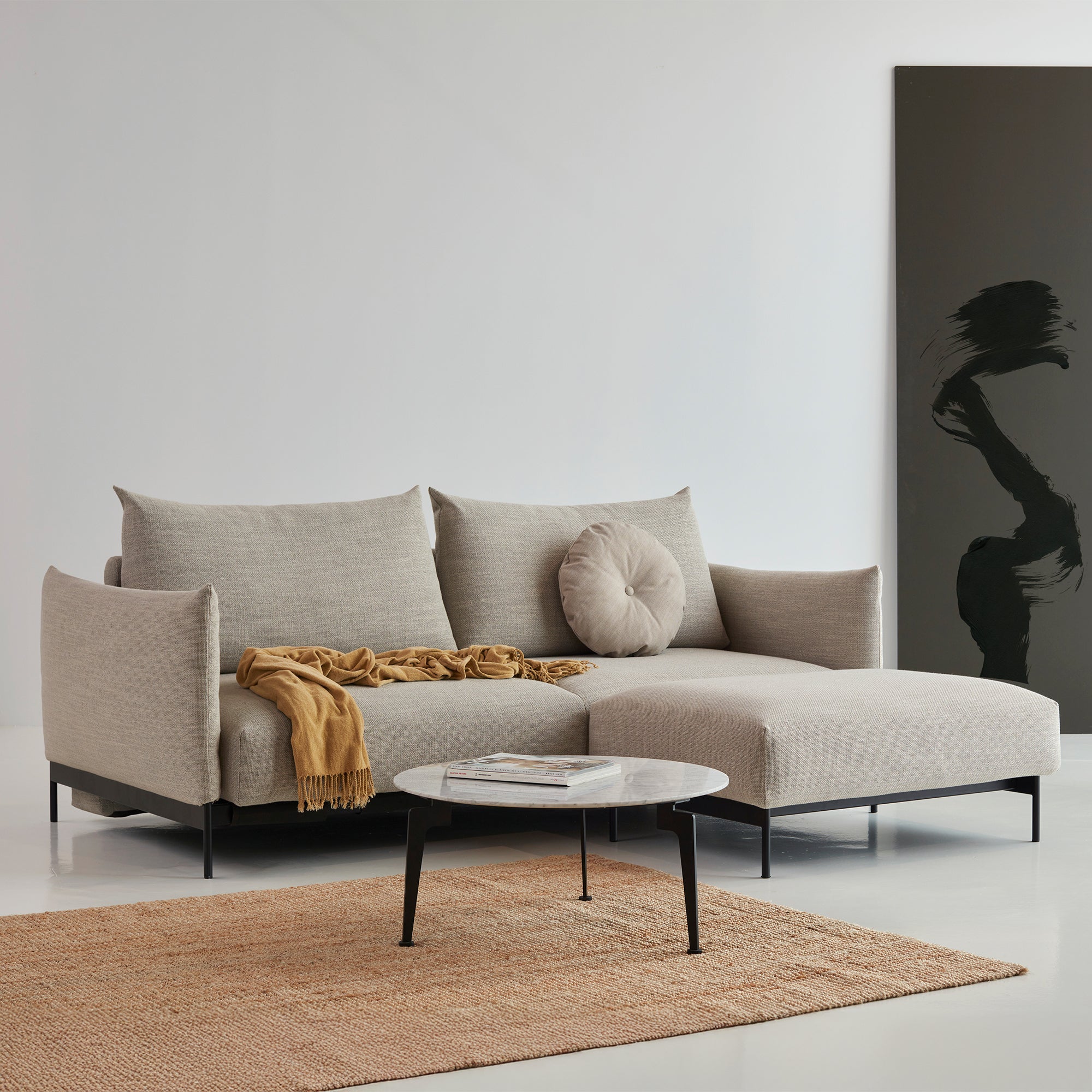 Innovation Living - Malloy Ottoman | Innovation Living Kenya gravel (579)