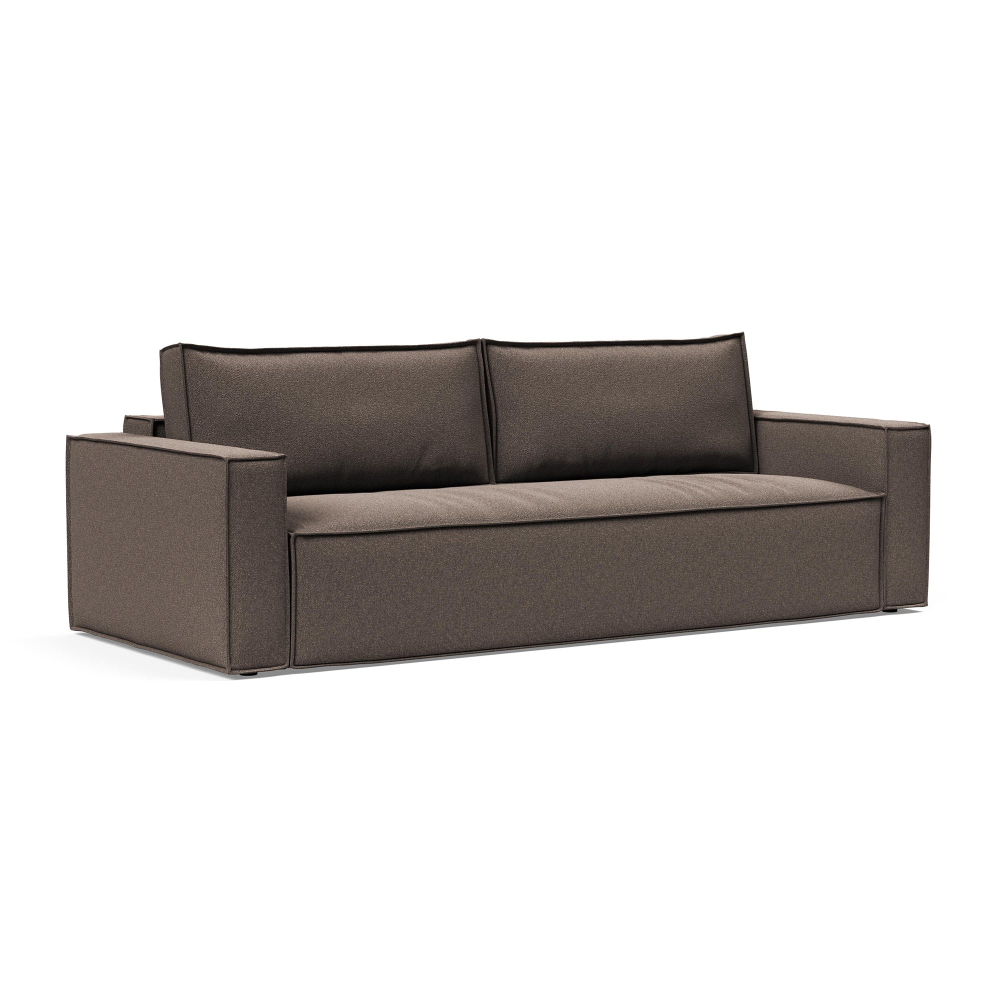 Innovation Living - Newilla Schlafsofa | Innovation Living Bouclé off taupe (530) / ohne Lounger