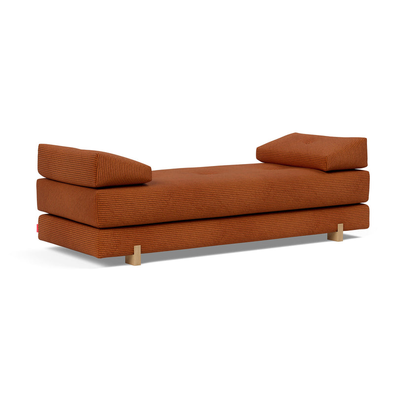 Innovation Living - Sigmund Drip Schlafsofa | Innovation Living Corduroy burnt orange (595)