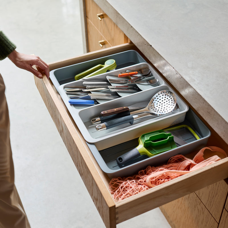 Joseph Joseph - DrawerStore Besteckkasten | ausziehbar / light stone