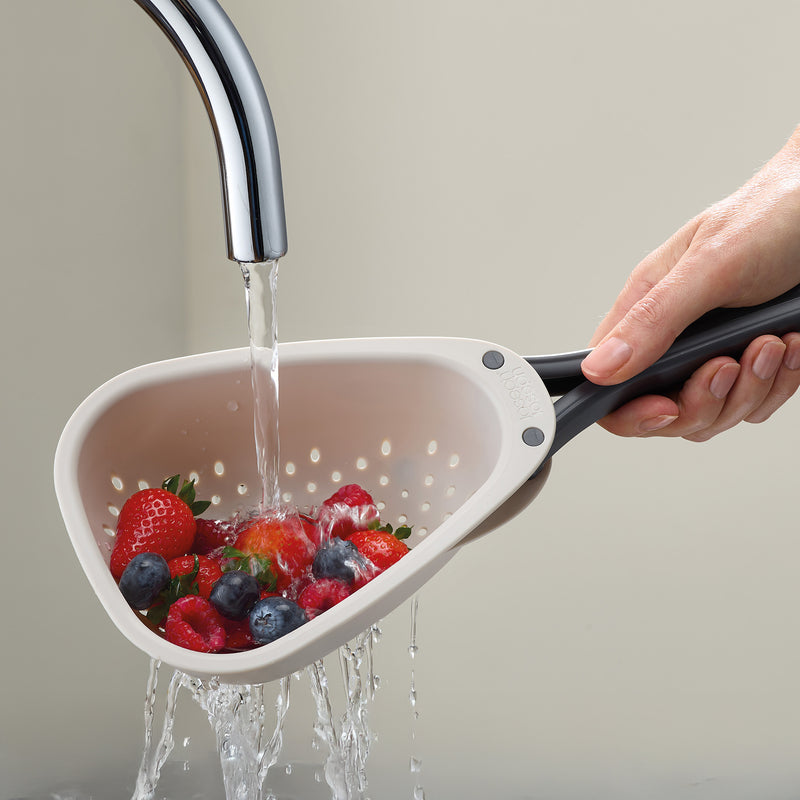 Joseph Joseph - Droplet Küchensieb mit faltbaren Griffen