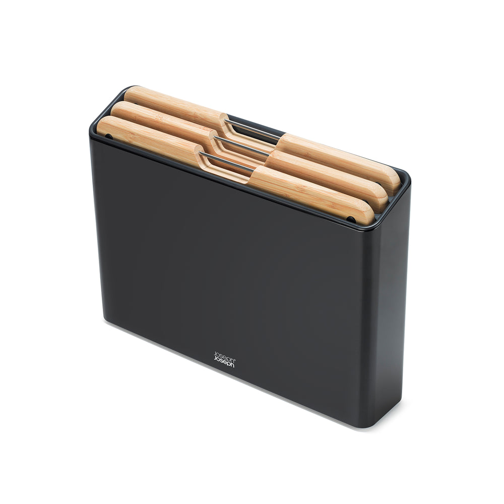 Joseph Joseph - Folio Steel Schneidebretter | 3-teilig / Bambus/schwarz