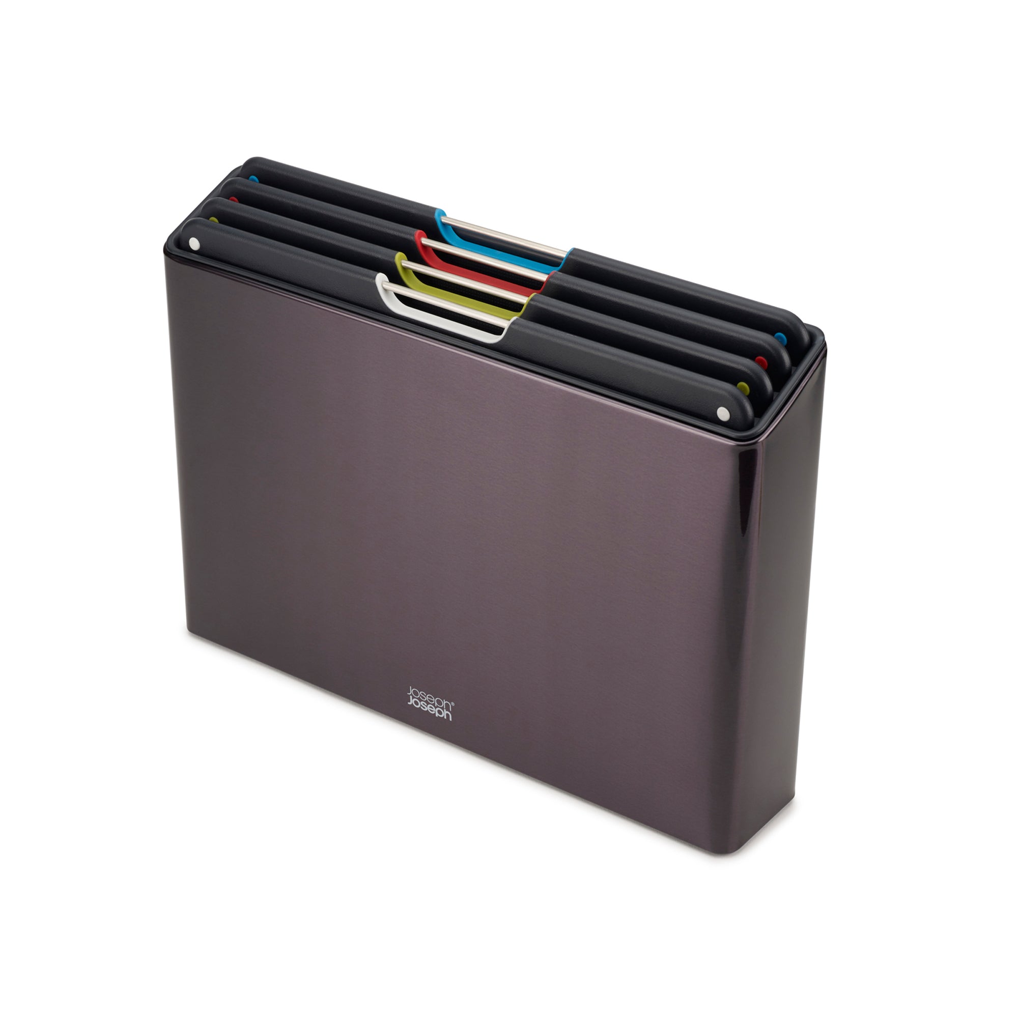 Joseph Joseph - Folio Steel Schneidebretter | 4-teilig / Carbon schwarz