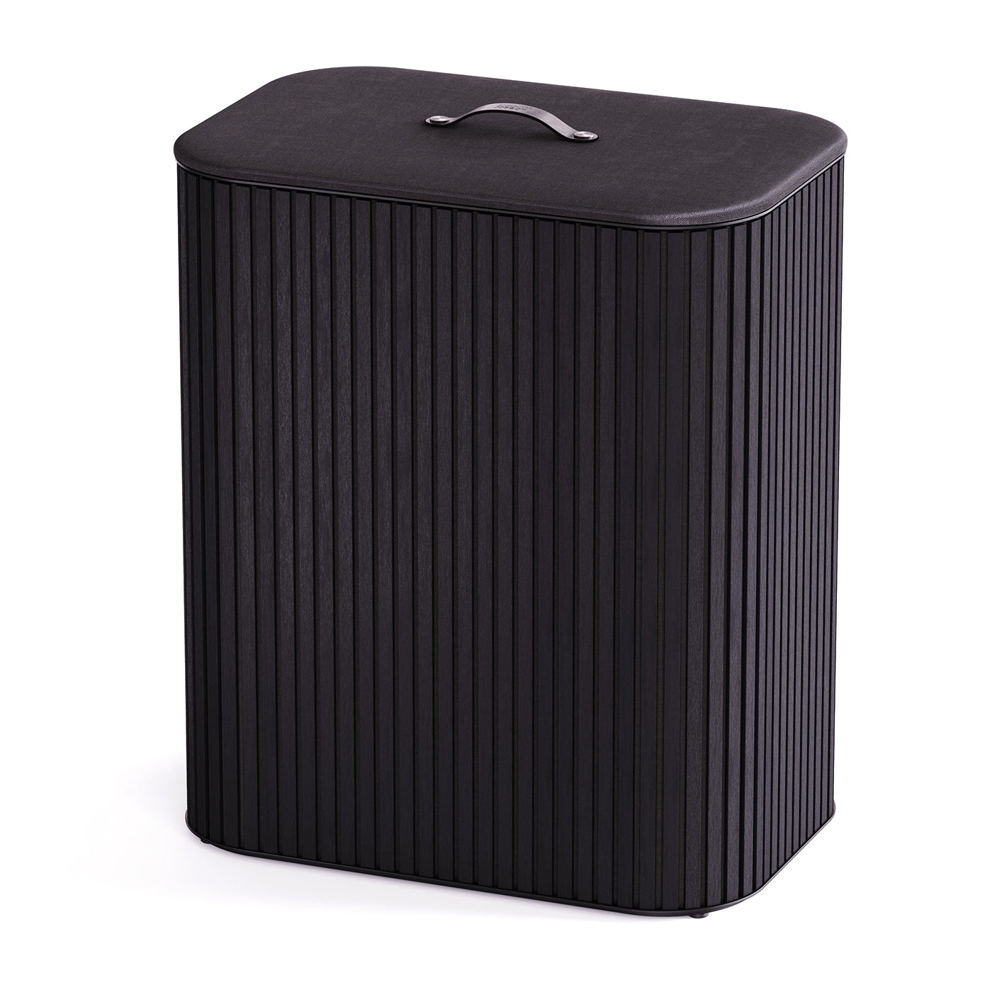 Joseph Joseph - Tota Luxe Wäschekorb | mit zwei Fächern 90 l / schwarz