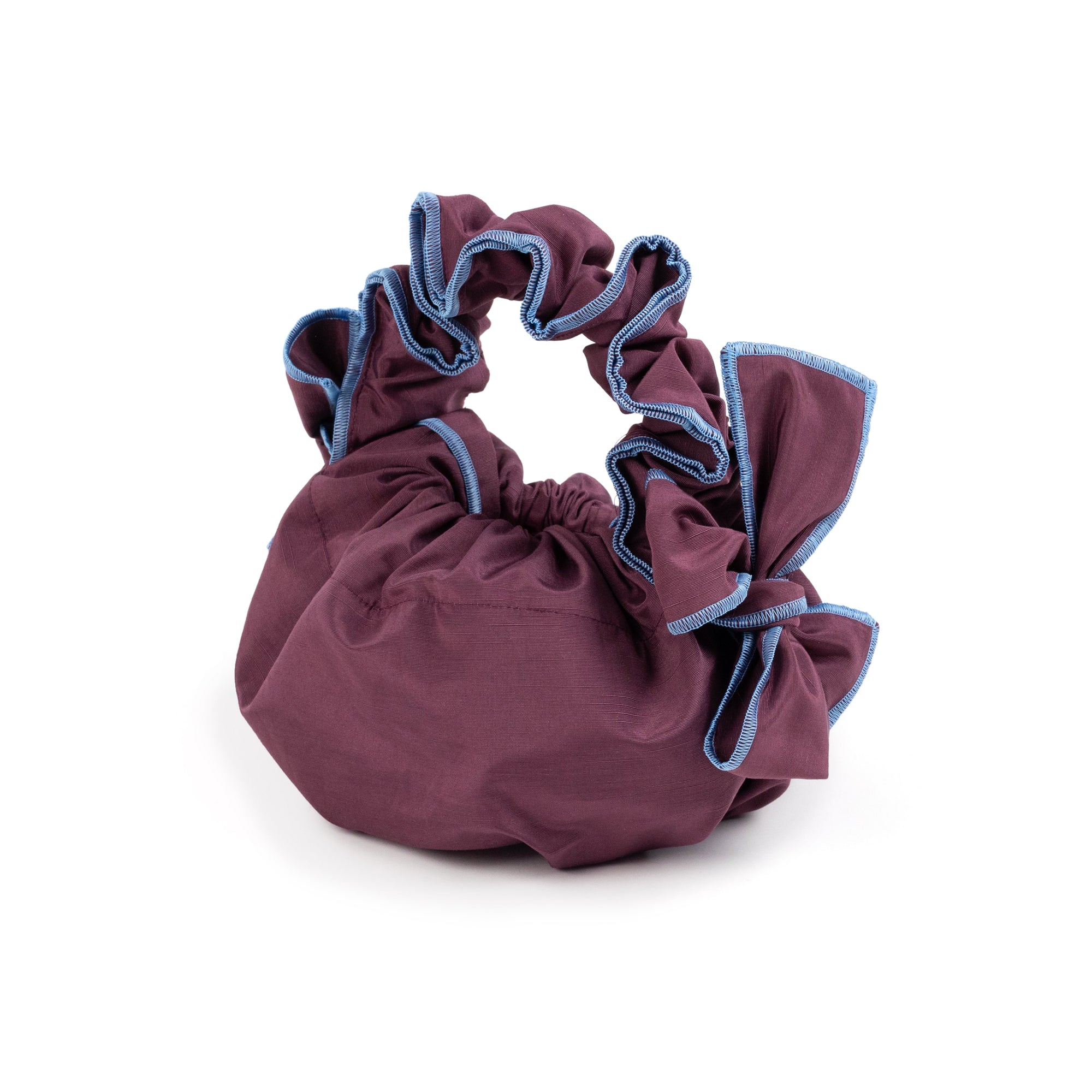 Juslin Maunula - Scrunchie Bag | aubergine