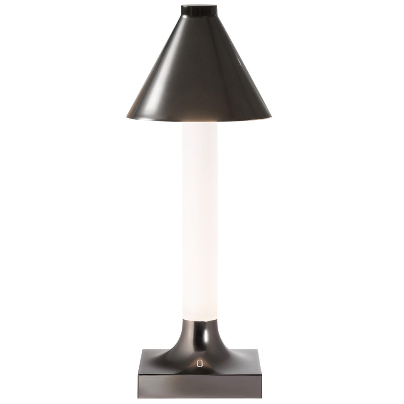 Kartell - Goodnight LED Akkuleuchte mit Diffusor | titan matt