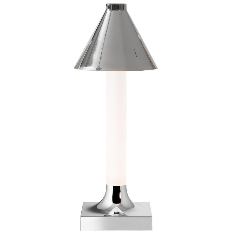 Kartell - Goodnight LED Akkuleuchte mit Diffusor | chrom